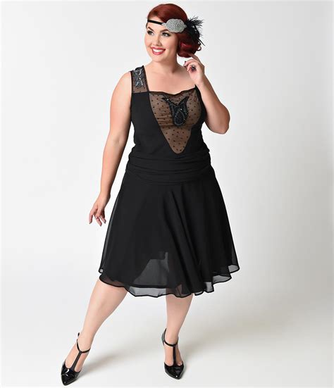 flapper dress 1920s plus size|1920s plus size affordable dresses.